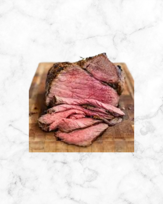 Pasture-fed beef topside joint £23.95/kilo