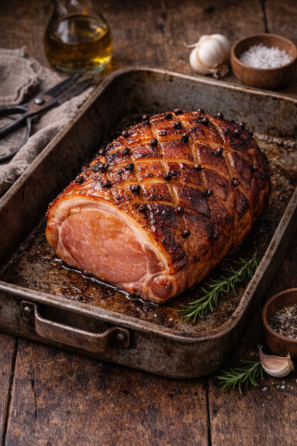 Peterley honey glazed cooked ham