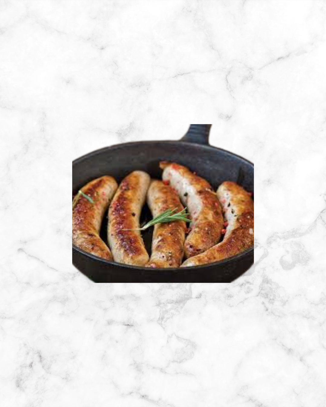Pork and Herb Sausages - pack of 6