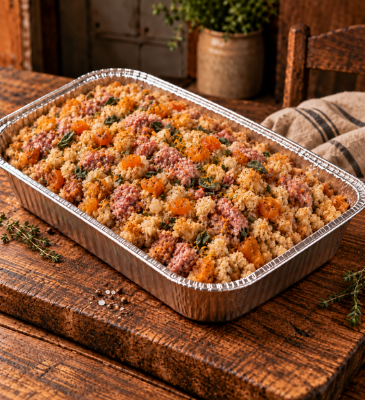 Stuffing tray - pork, brandy and apricot (1kg)